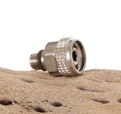 3/8"-24 MALE - 9/16"-18 INSERT FEMALE, LOW PRESSURE ADAPTER