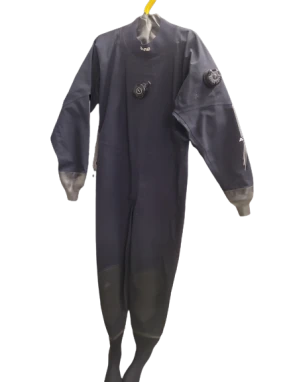 BARE Aqua Trek-1 Pro Drysuit -Size LG- Sock Size 9-10- Open Box