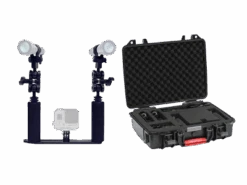 Camera Tray Kit W/ Two Lights And Hard Case