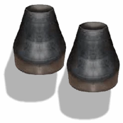 Latex Cone Ankle Seals (pair)