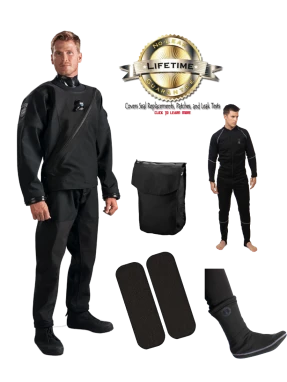 DUI FLX Drysuit & Undergarment Package