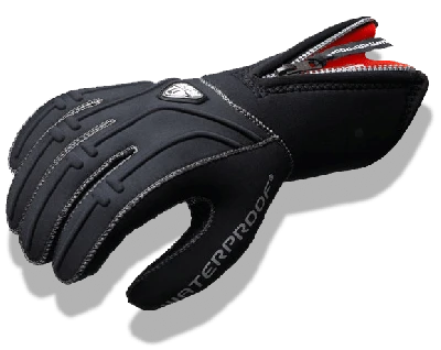 WATERPROOF 5MM G1 5 Finger Glove - Size Medium